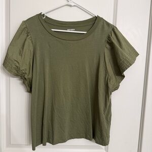 Old Navy Women's Short Sleeve Green Tee